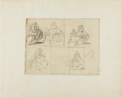 Studie od Jean Louis André Théodore Géricault