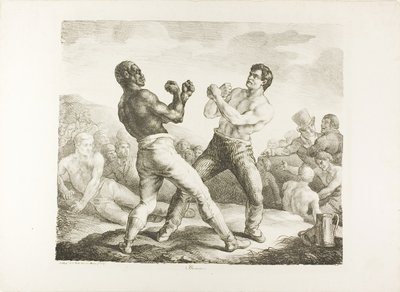 Boxeři od Jean Louis André Théodore Géricault