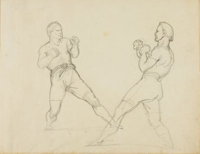 Dva boxeři při zápase od Jean Louis André Théodore Géricault