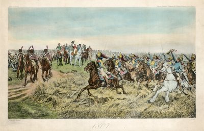 Obvinění francouzských kyrysníků ve Friedlandu dne 14. června 1807 od Jean Louis Ernest Meissonier