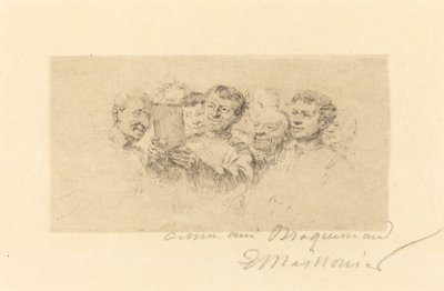 Milenci od Jean Louis Ernest Meissonier