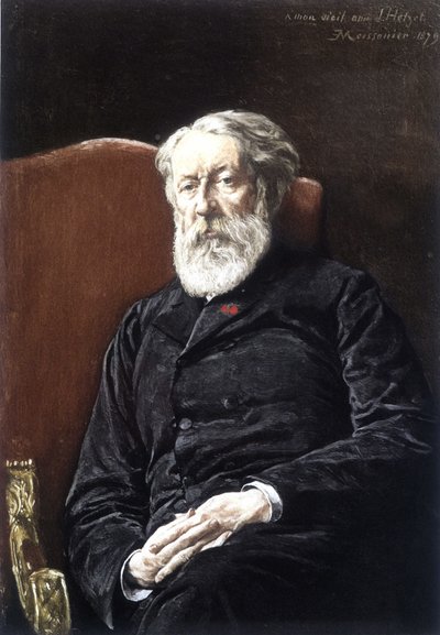 Portrét Hetzela od Meissonniera v roce 1879, „Les Hommes d