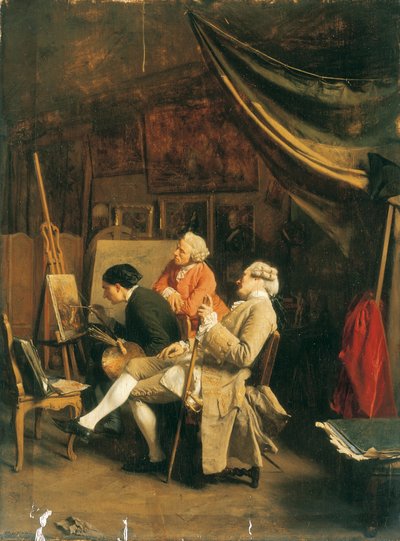 Amatérští malíři od Jean Louis Ernest Meissonier