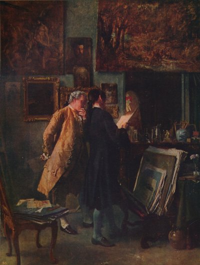 The Print Collector, c1850, c1915 od Jean Louis Ernest Meissonier