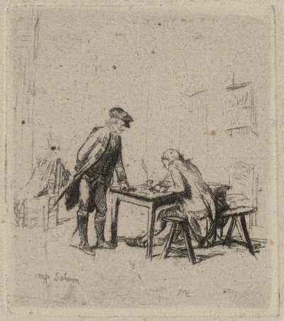 Nepojmenovaná od Jean Louis Ernest Meissonier