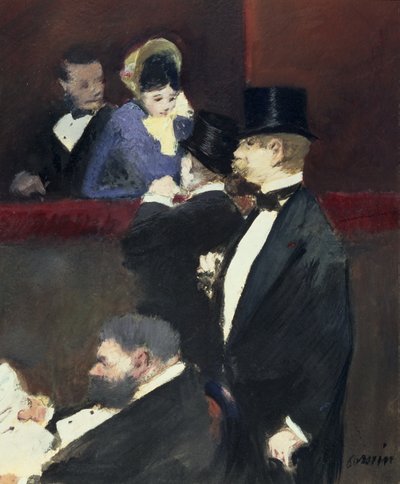 Loge at the Opera, c.1880 od Jean Louis Forain