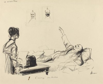 Ve Versailles. Odesílatel boches od Jean Louis Forain