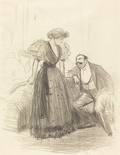 Na večerní párty od Jean Louis Forain