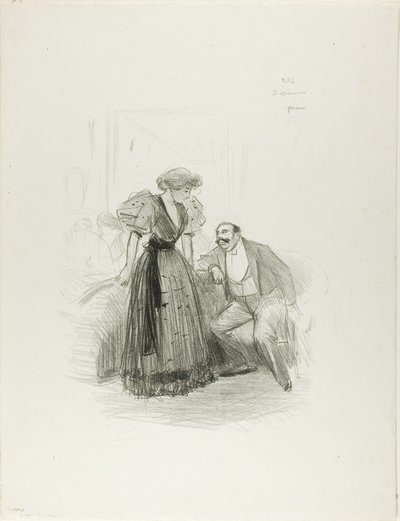 Na večerní párty od Jean Louis Forain