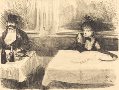 V restauraci od Jean Louis Forain