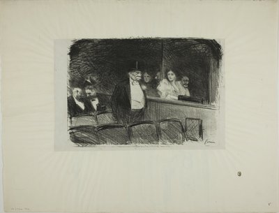V Divadle od Jean Louis Forain