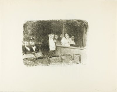 V Divadle od Jean Louis Forain