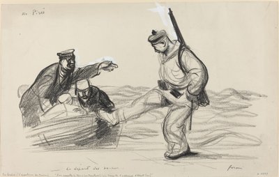 V Pireu. -Odchod Bochesů. od Jean Louis Forain