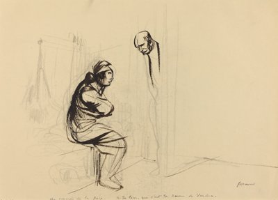 Au congress de la Paix, c. 1919. od Jean Louis Forain