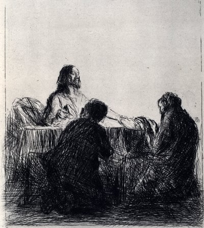 Lámání chleba, 1925. od Jean Louis Forain