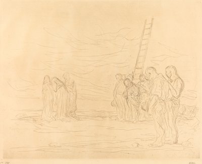 Kalvárie (první deska) od Jean Louis Forain