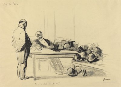 Je to Mír. Copak nevidíš kepi!, c. 1919. od Jean Louis Forain