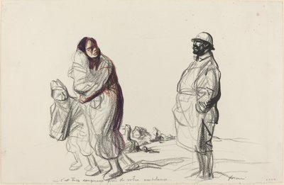 V blízkosti vaší ambulance je to příliš nebezpečné, c. 19141919. od Jean Louis Forain