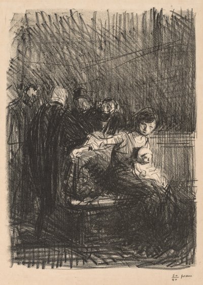 Soudní přestávka. od Jean Louis Forain