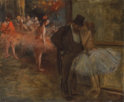 Tanečník a předplatitel v Opeře; Tanečník a předplatitel, v opeře, kolem roku 1905 od Jean Louis Forain