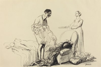 propuštěn z vojenské služby, c. 19141919. od Jean Louis Forain