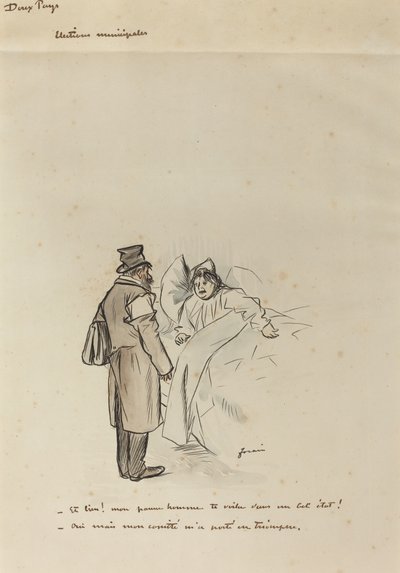 Městské volby od Jean Louis Forain