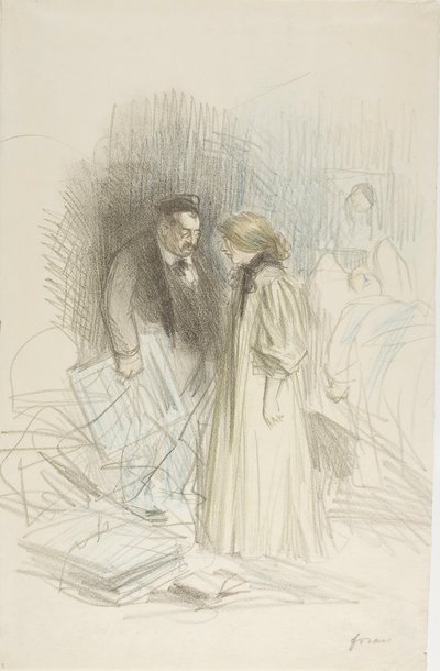 Neodvážím se je sundat... příliš by mu to ublížilo od Jean-Louis Forain