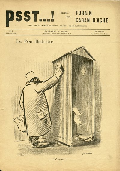 Ilustrace Jean-Louis Forain (1852-1931) v Psst...! od Jean Louis Forain