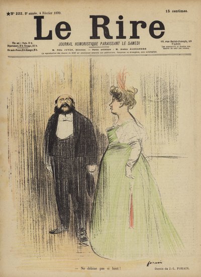 Ilustrace pro Le Rire od Jean Louis Forain