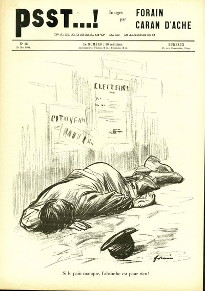 Ilustrace v Psst...! od Jean Louis Forain