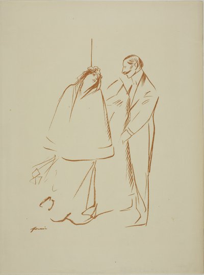 V Šatně od Jean Louis Forain