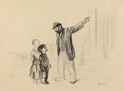 Církev jejich otců, c. 19141919. od Jean Louis Forain