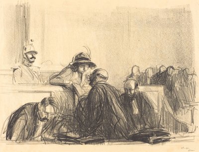 Právník mluví se svým klientem od Jean Louis Forain