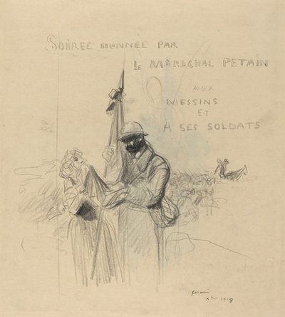 Polibek vlajky od Jean Louis Forain