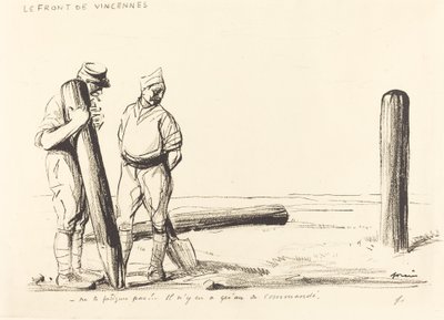 Přední část Vincennes od Jean Louis Forain
