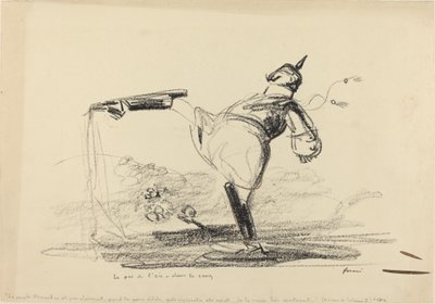 Husí krok - v krvi, c. 19141919. od Jean Louis Forain