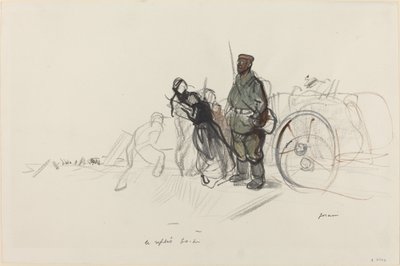 Boche fold, c. 19141919. od Jean Louis Forain