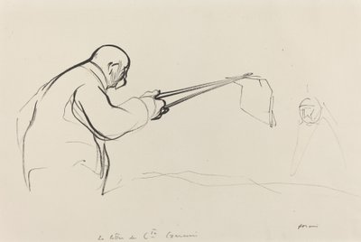 Pane Clemenceau. Dopis od Cte Czernin, c. 19141919. od Jean Louis Forain