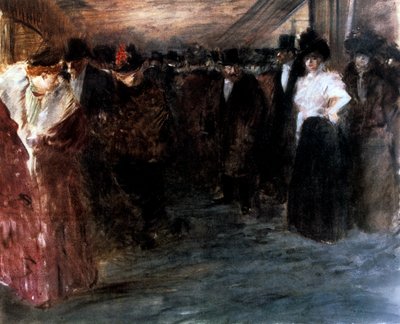 Hudební síň, 1895-1896 od Jean Louis Forain