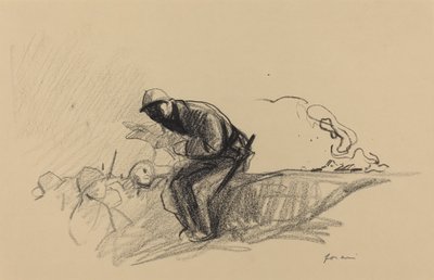 Nachrichten in den Schützengräben von Jean Louis Forain
