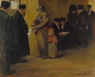 Právní pomoc. Pravděpodobně 1900-12 od Jean Louis Forain