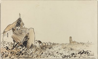 Remeš 9bre 1918, pravděpodobně 1918. od Jean Louis Forain