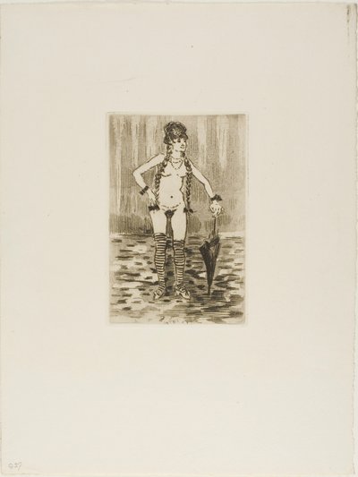 Odmítnutý frontispis pro Marthe od Jean-Louis Forain