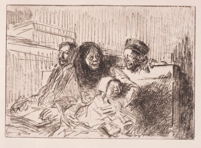 Svědci u soudu, 1908. od Jean Louis Forain