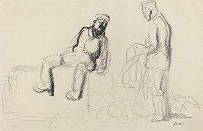 Ekonomické stažení, c. 19141919. od Jean Louis Forain