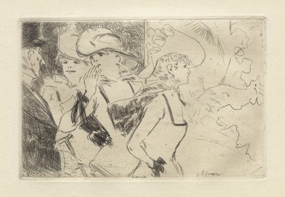 Folies-Bergère, asi 1880-86 (lept) od Jean Louis Forain