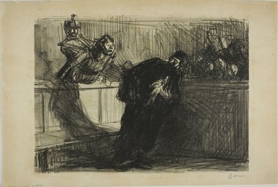 Zneužívaný právník od Jean Louis Forain