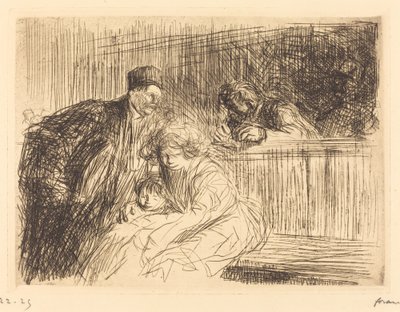 Právník mluví s vězněm (druhá deska) od Jean Louis Forain