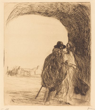 Setkání pod obloukem (třetí deska) od Jean Louis Forain