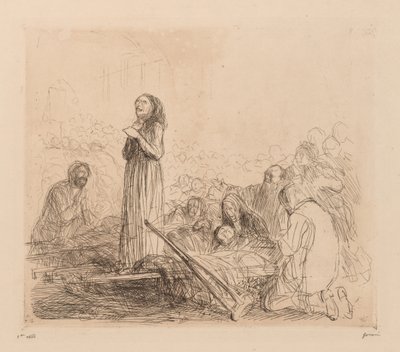 Zázrak v Lurdech od Jean Louis Forain